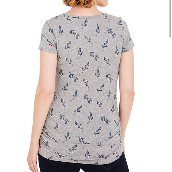 Motherhood Maternity Ruched T-Shirt - Picture 2 of 2